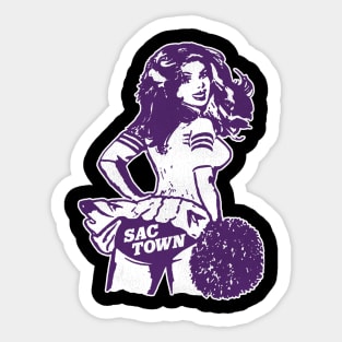 Sacramento Cheerleader Sticker